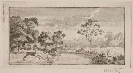 Landscape with Deer