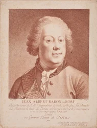 Portrait of Baron Johann Albrecht von Korff 1697-1766, Mid of the 18th century