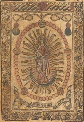 The Madonna and Child in a Rosary