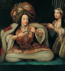 Enjoying Coffee, Early 18th century