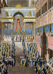 The Coronation of Napoleon on December 2, 1804, 1805