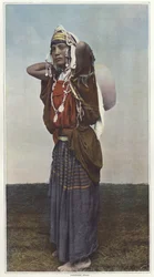 A Female Water Carrier in Tunisia