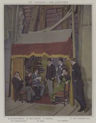 Actors in the Wings at the Comedie-Francaise