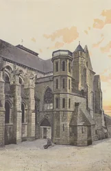 Aigueperse, Church, South Facade