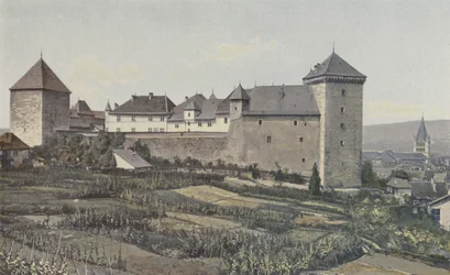 Annecy, View of the Castle, S E Ensemble