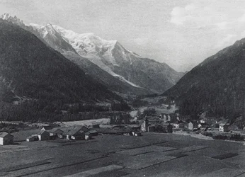 Argentieres and Mont-Blanc