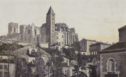 Auch, Cathedral, Southeast View