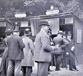 Betting before the horse race (19th century)