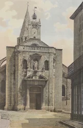 Bourg-Saint-Andeol, Church, West Facade