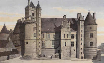 Bourges, Hotel Jacques Coeur, Facade Southwest