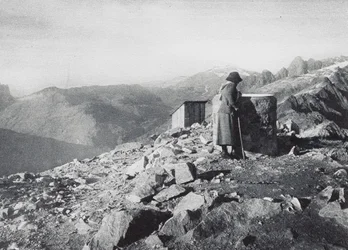 Buet, Chaine des Aiguilles Rouges seen from Brevent