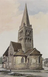 Chemille, Notre-Dame Church, Southeast View
