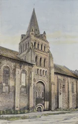 Cunault, Church, North Facade