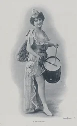 De Kervallon, music hall artiste at Scala, Paris