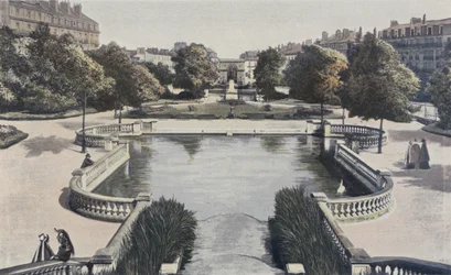 Dijon, Place Darcy, Darcy Square, Statue of F Rude, Guillaume Gate