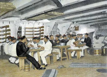 French Navy, late 19th century: The sailors