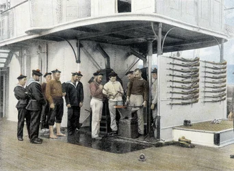 French Navy, Late 19th Century: The Forge - Bibl. des Arts Deco