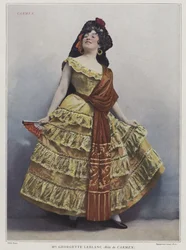Georgette Leblanc as Carmen, 1899