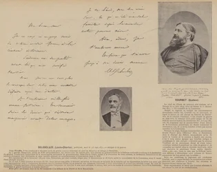 La Commune de Paris, Louis-Charles Delescluze, Gustave Courbet