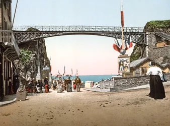 La Tranchée des Anglais in Granville, 1890-1900