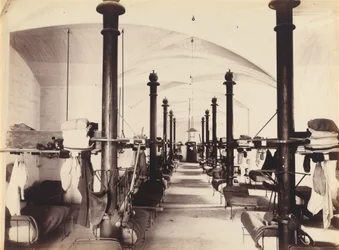 Les Salles des Gardes, Palais des Papes, Avignon, France, 1860s