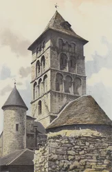 Livernon, Church, Bell Tower and Apse