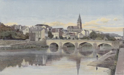 Mezieres, Arches Bridge and Mohon Bell Tower