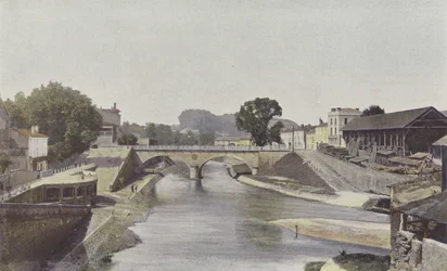 Mont-de-Marsan, Confluence of the Midou and the Douze