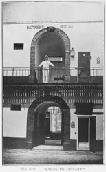 New Caledonia, Isle of Nou, House of Detention, from La Depeche Coloniale, 1903