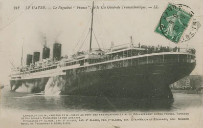 Ocean liner France, Le Havre