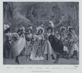 On Stage for the Revue!