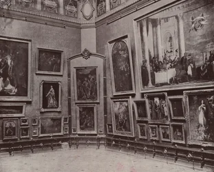 Paris: The Salon Carre of the Louvre