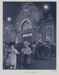 People exiting the Bal Bullier, Paris