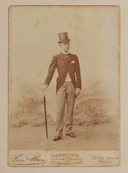 Photograph from a Souvenir Album in Memory of Boni de Castellane