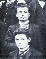 Portrait: Alfred Jarry (1873-1907) and Fargue (1876-1947) at the Lycée Henri IV, Paris - Photo