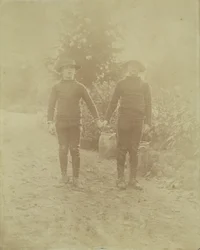 Portrait of Michel Monet and Jean-Pierre Hoschede