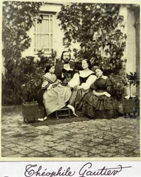 Portrait of Théophile Gautier (1811 - 1872) in the Family