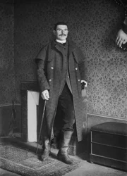 Portrait of a Man, Bourmont Region in Haute-Marne, Circa 1880. Photography. Ducos Collection