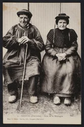 Mountain People in Saugues, Haute-Loire, c.1900
