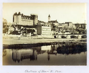 Postcard depicting the royal castle of Pau where King Henri IV of France and Navarre was born 13 December, 1553, c. 1900