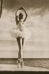 Rosella Hightower in Swan Lake, from Grand Ballet de Monte-Carlo, 1949 (photogravure)