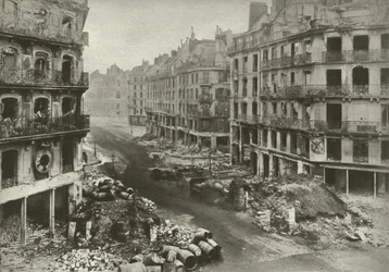 Rue De Rivoli, Paris, after the week which ended the Commune