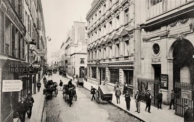 Rue de Provence, Paris (b/w photo)