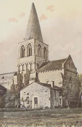 Saint-Estephe, Church, Bell Tower and Apse