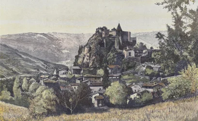 Saint-Paul-en-Cornillon, View of the Hamlet of Cornillon
