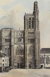 Sens, Cathedral, West Facade