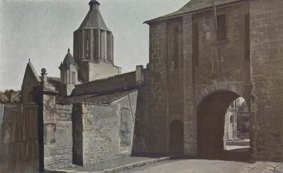 Surgeres, City Gate and Church Bell Tower