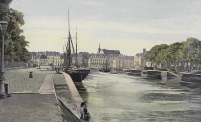 Vannes, The Port and the Promenade of Rabine