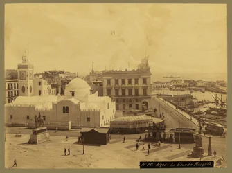 View of Algiers - La Grande Mosquee, c.1860-1900