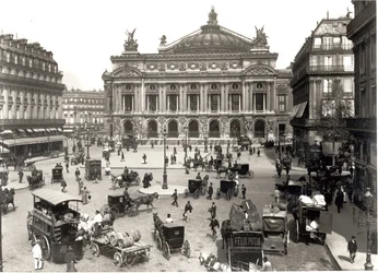 View of the Paris Opera House, 1890-99